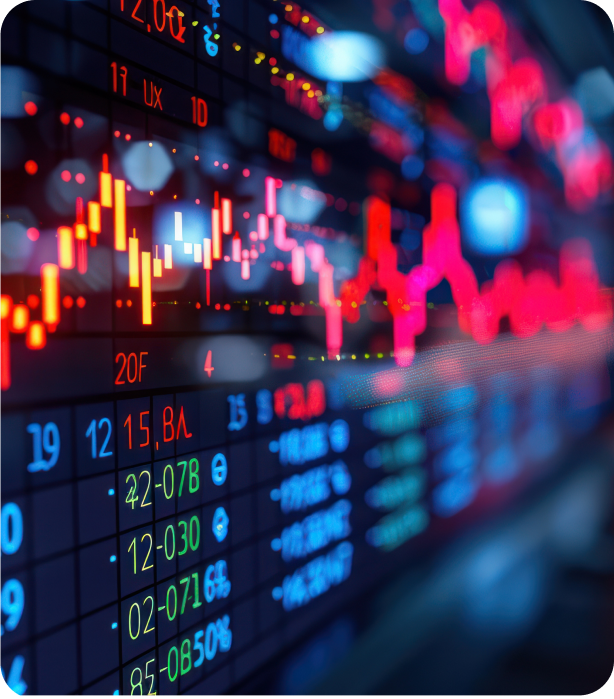 Stock market data visualization